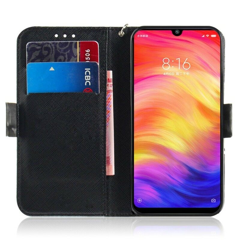 Kotelot Xiaomi Redmi Note 7 Suojaketju Kuori Grey Thong Cat