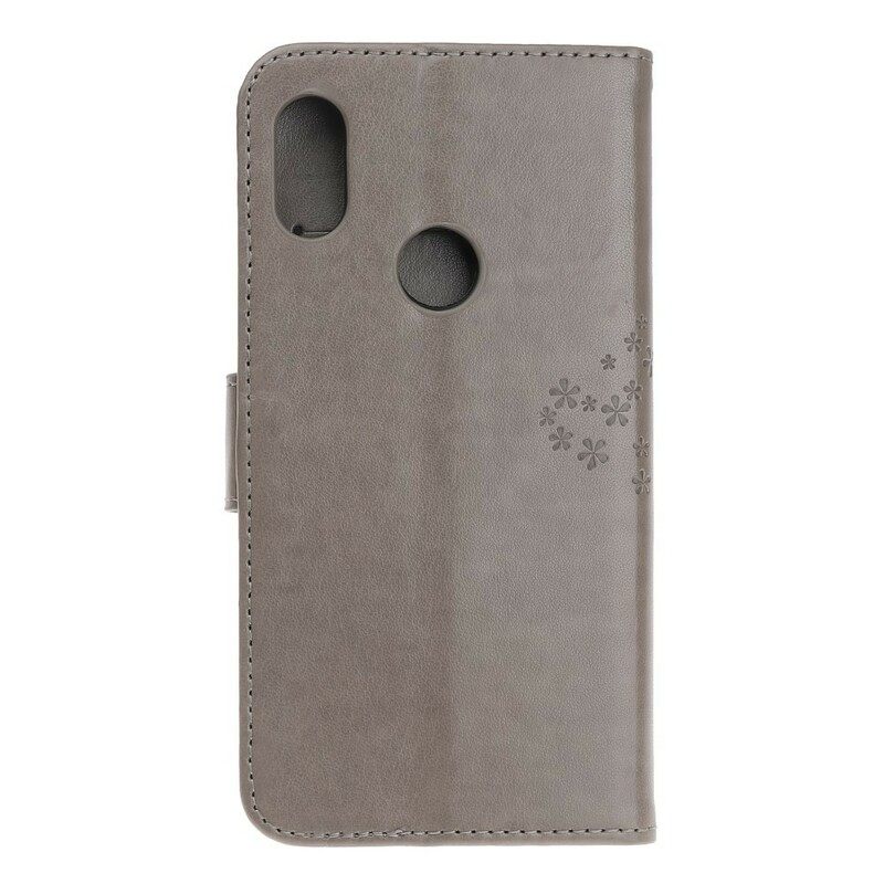 Kotelot Xiaomi Redmi Note 7 Suojaketju Kuori Tree Ja Pöllöt Hihnalla