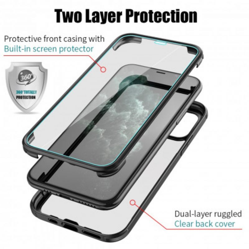 Case iPhone 11 Pro Max Karkaistu Lasi Edessä Ja Takana