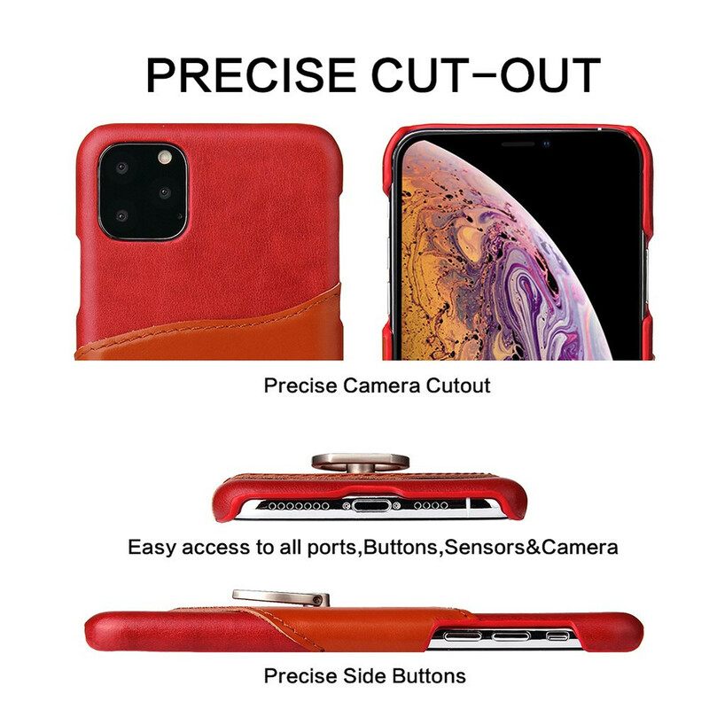 Case iPhone 11 Pro Max Kortinhaltija Ja Sormuksenhaltija Fierre Shann