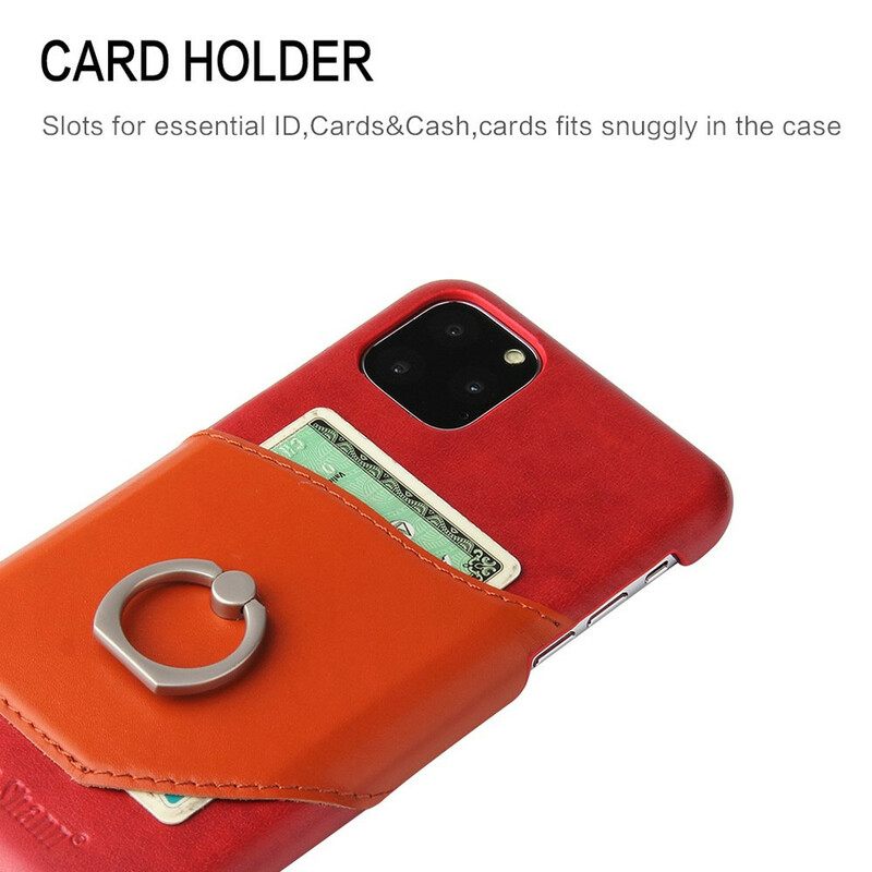 Case iPhone 11 Pro Max Kortinhaltija Ja Sormuksenhaltija Fierre Shann
