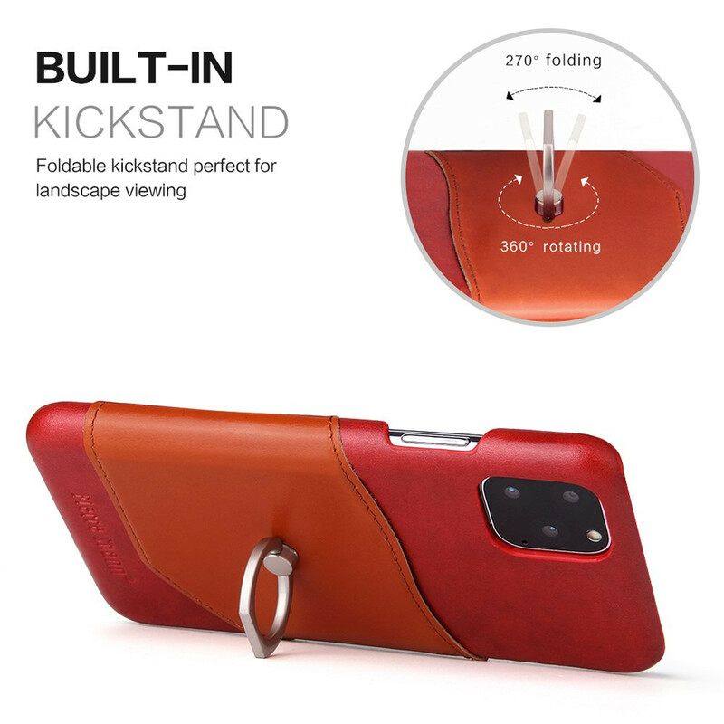 Case iPhone 11 Pro Max Kortinhaltija Ja Sormuksenhaltija Fierre Shann
