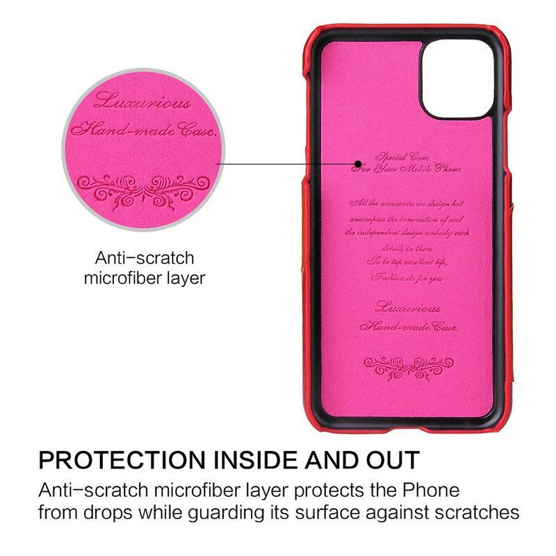 Case iPhone 11 Pro Max Kortinhaltija Ja Sormuksenhaltija Fierre Shann