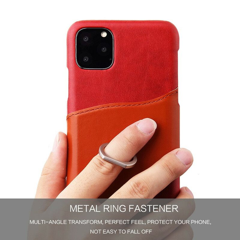 Case iPhone 11 Pro Max Kortinhaltija Ja Sormuksenhaltija Fierre Shann