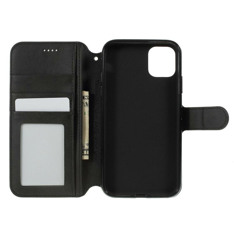 Kotelot iPhone 11 Pro Max Azns Nahkaefekti