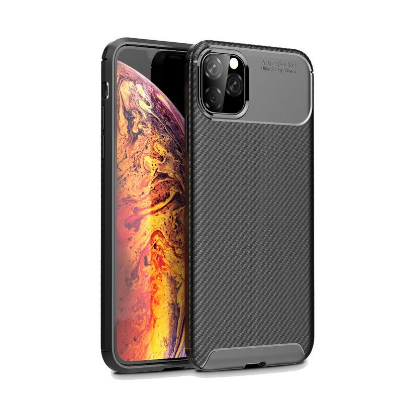 Kuori iPhone 11 Pro Max Joustava Hiilikuiturakenne