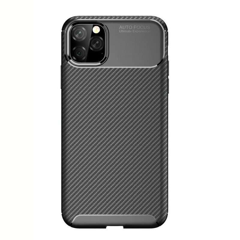 Kuori iPhone 11 Pro Max Joustava Hiilikuiturakenne