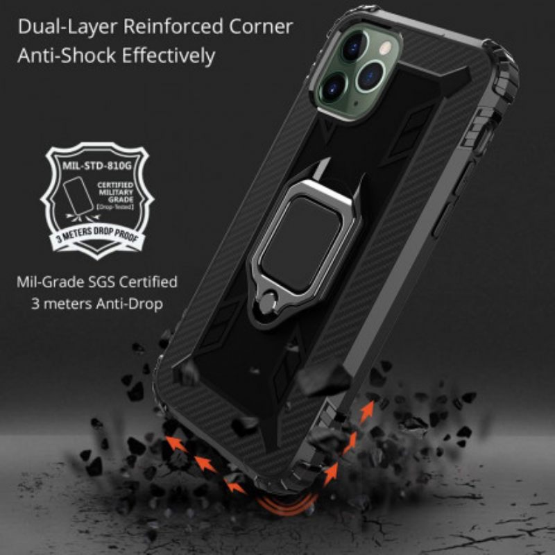 Kuori iPhone 11 Pro Max Rengas Ja Hiilikuitu