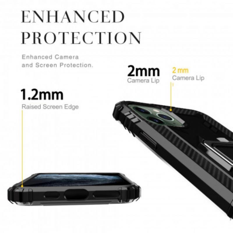 Kuori iPhone 11 Pro Max Rengas Ja Hiilikuitu