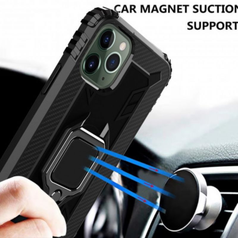 Kuori iPhone 11 Pro Max Rengas Ja Hiilikuitu