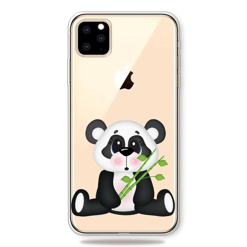 Kuori iPhone 11 Pro Max Transparent Sad Panda