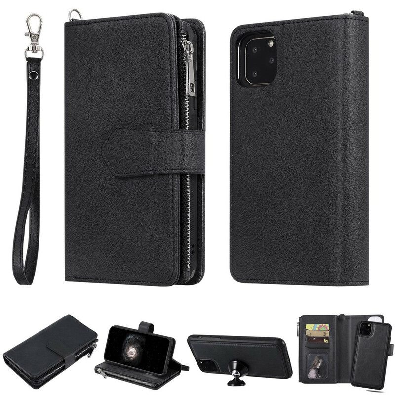 Kuori Kotelot iPhone 11 Pro Max Lompakkokotelo Irrotettava Lompakko