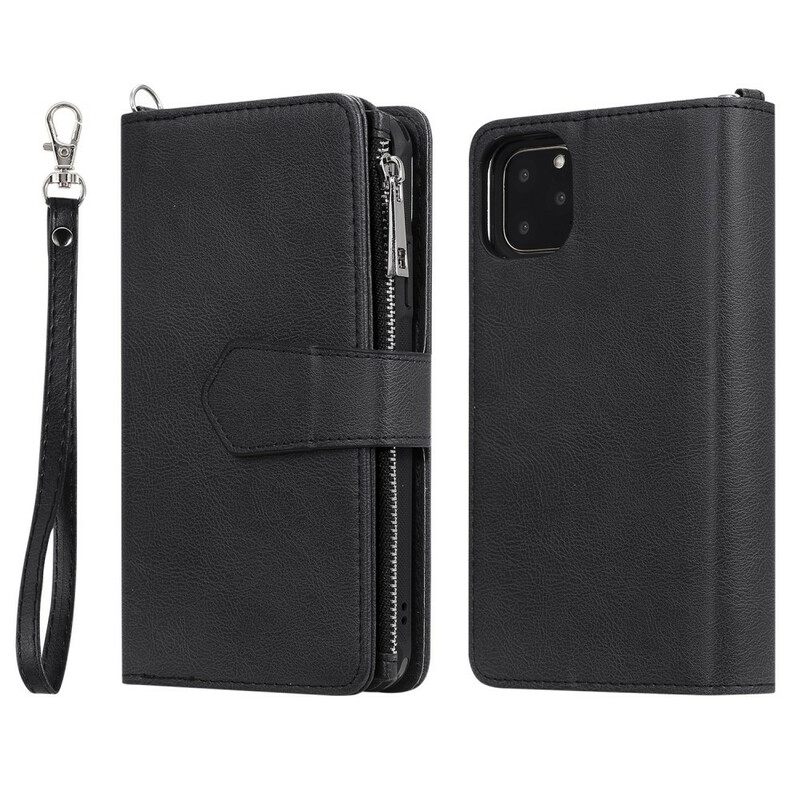 Kuori Kotelot iPhone 11 Pro Max Lompakkokotelo Irrotettava Lompakko
