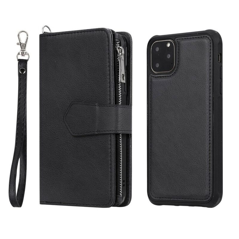 Kuori Kotelot iPhone 11 Pro Max Lompakkokotelo Irrotettava Lompakko