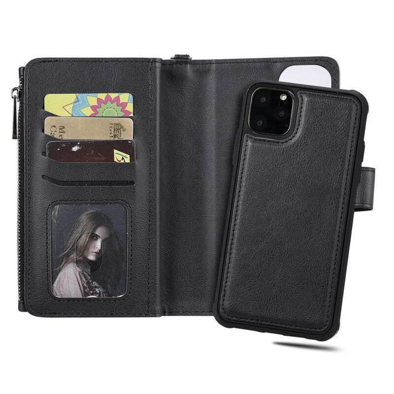 Kuori Kotelot iPhone 11 Pro Max Lompakkokotelo Irrotettava Lompakko