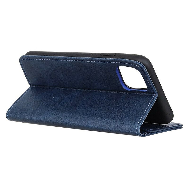 Puhelinkuoret iPhone 11 Pro Max Kotelot Flip Haljasnahka