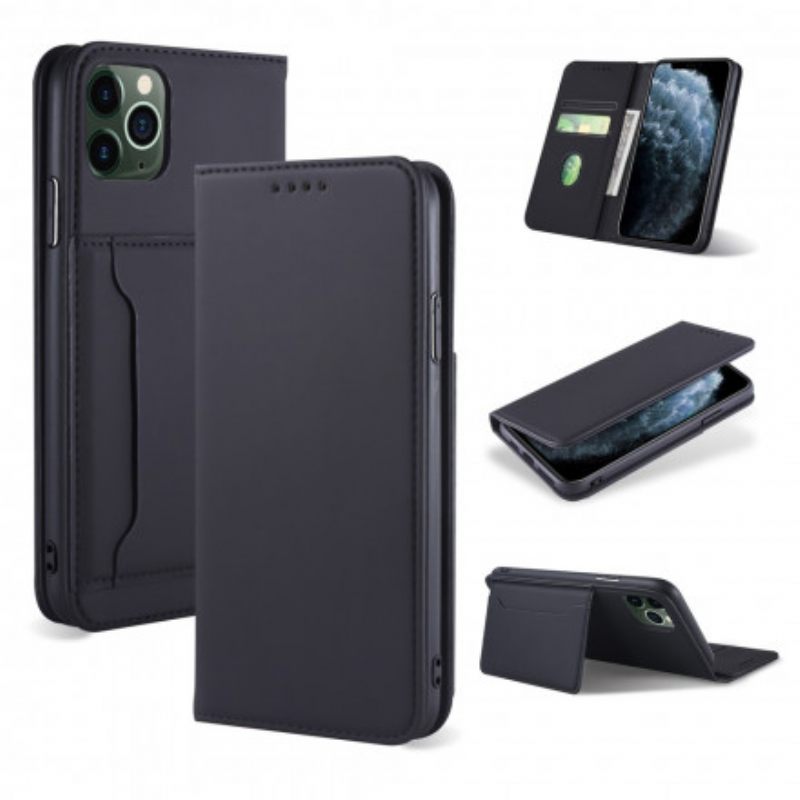 Puhelinkuoret iPhone 11 Pro Max Kotelot Flip Korttitelineen Teline