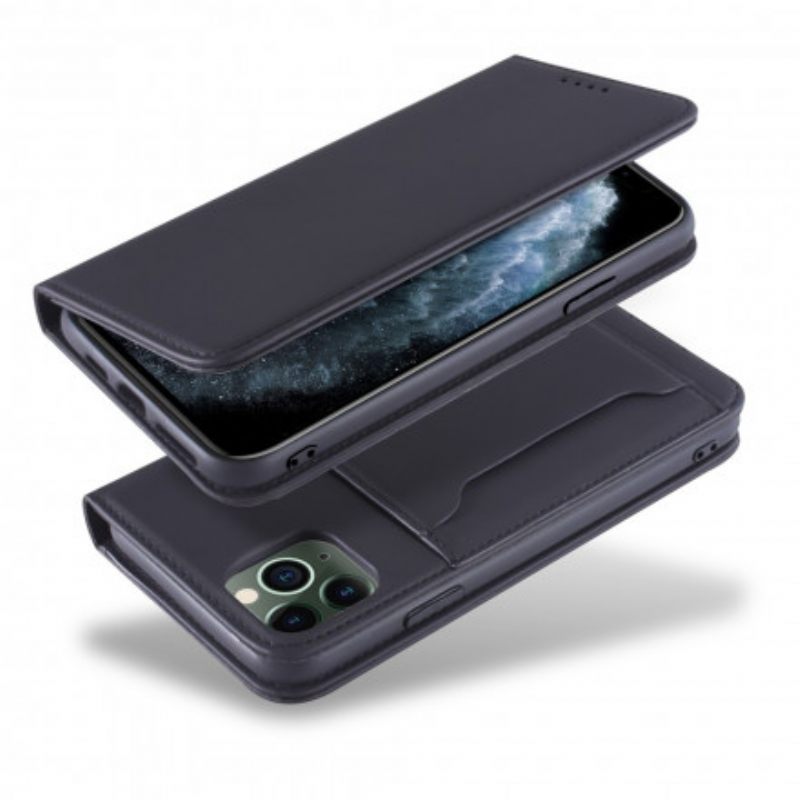 Puhelinkuoret iPhone 11 Pro Max Kotelot Flip Korttitelineen Teline