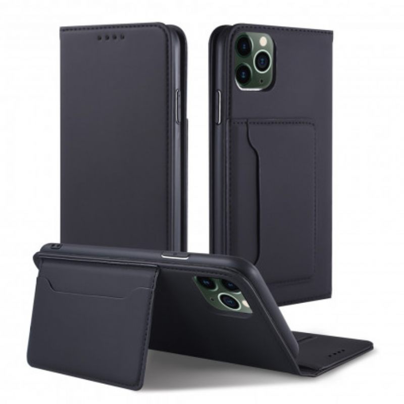 Puhelinkuoret iPhone 11 Pro Max Kotelot Flip Korttitelineen Teline