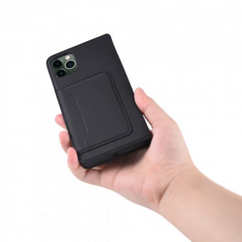 Puhelinkuoret iPhone 11 Pro Max Kotelot Flip Korttitelineen Teline