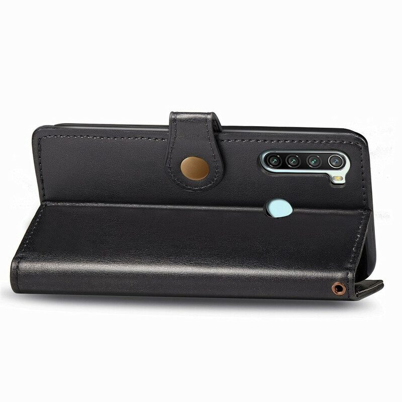 Kotelot Xiaomi Redmi Note 8 Keinonahka Ja Vintage-lukko