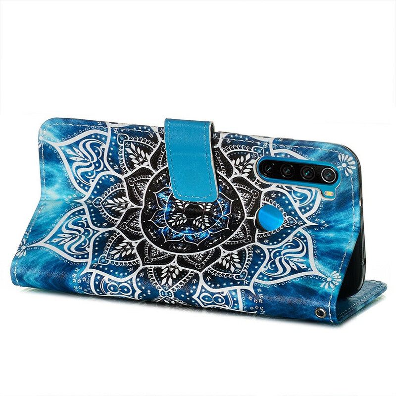 Kotelot Xiaomi Redmi Note 8 Suojaketju Kuori Black Strappy Mandala