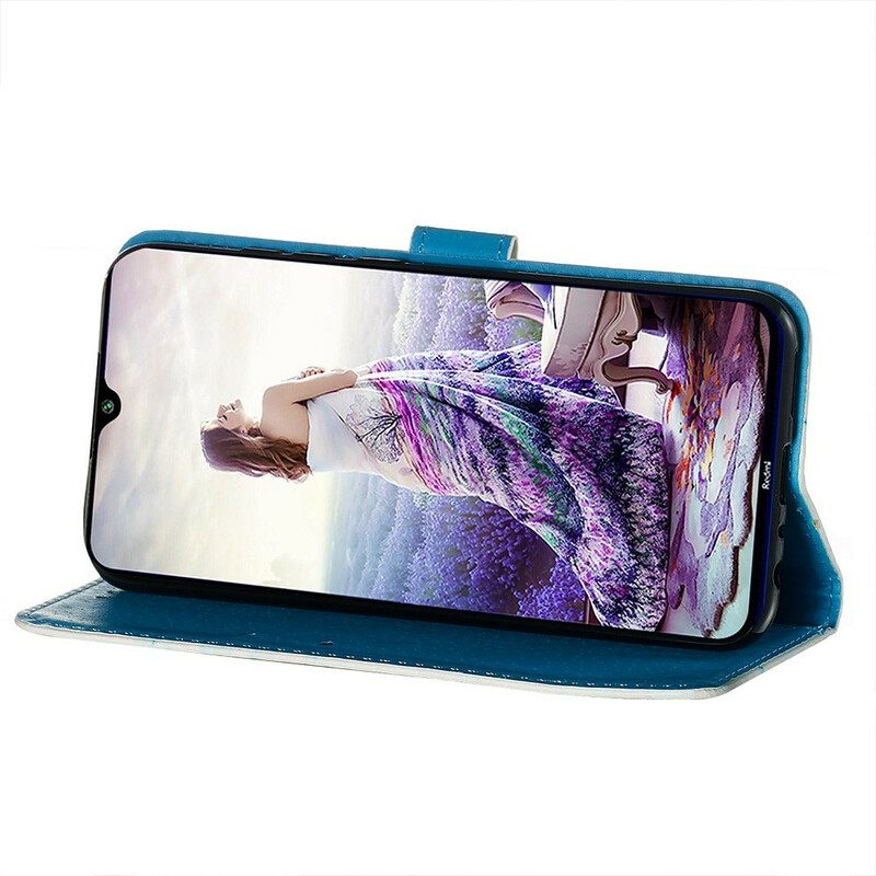 Kotelot Xiaomi Redmi Note 8 Suojaketju Kuori Black Strappy Mandala