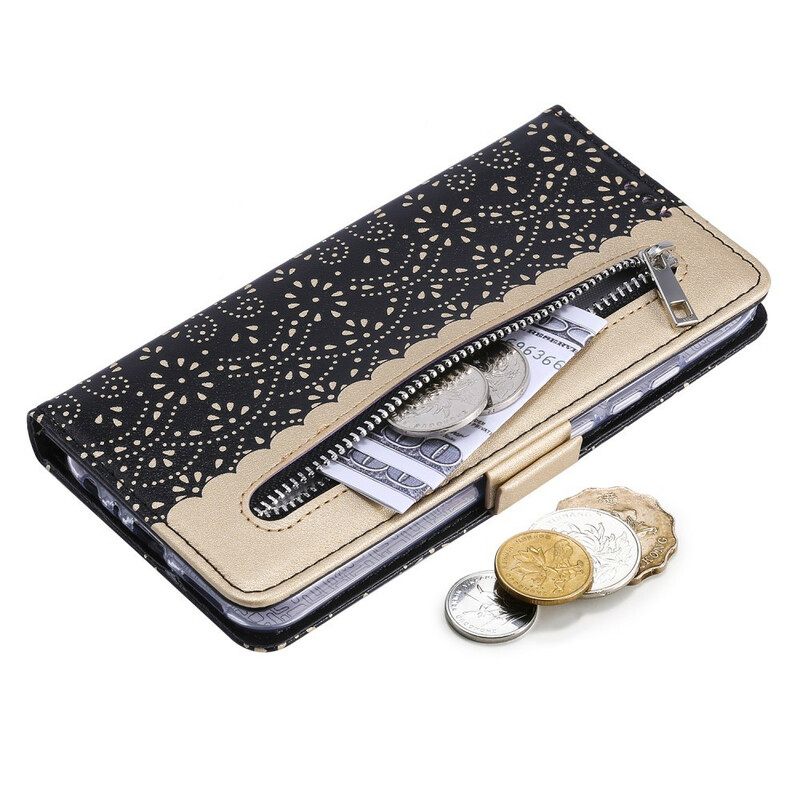 Kotelot Xiaomi Redmi Note 8 Suojaketju Kuori Lace Strap Kolikkokukkaro