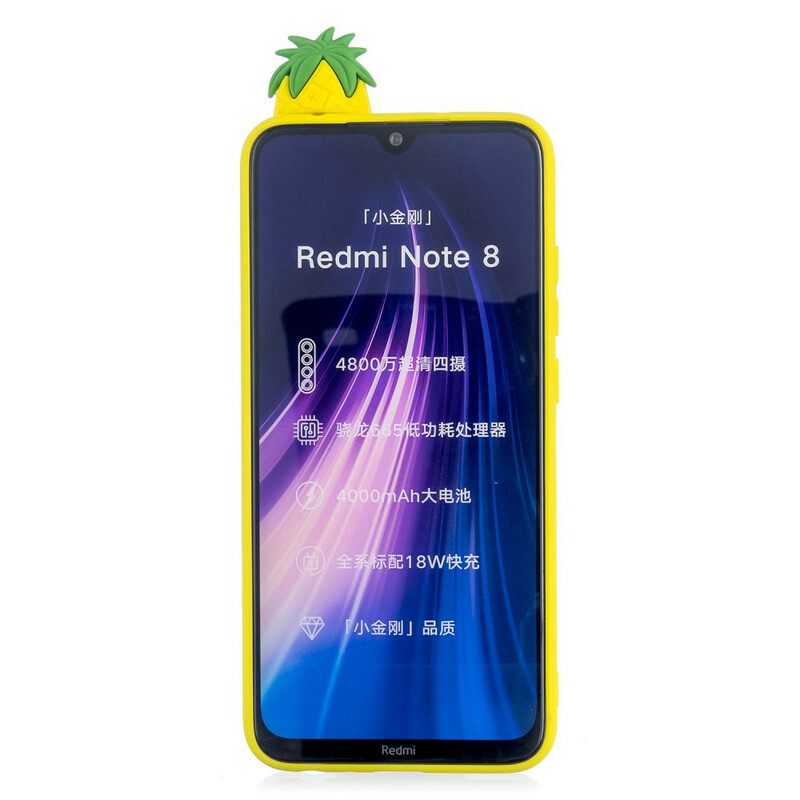 Kuori Xiaomi Redmi Note 8 3d Cool Ananas