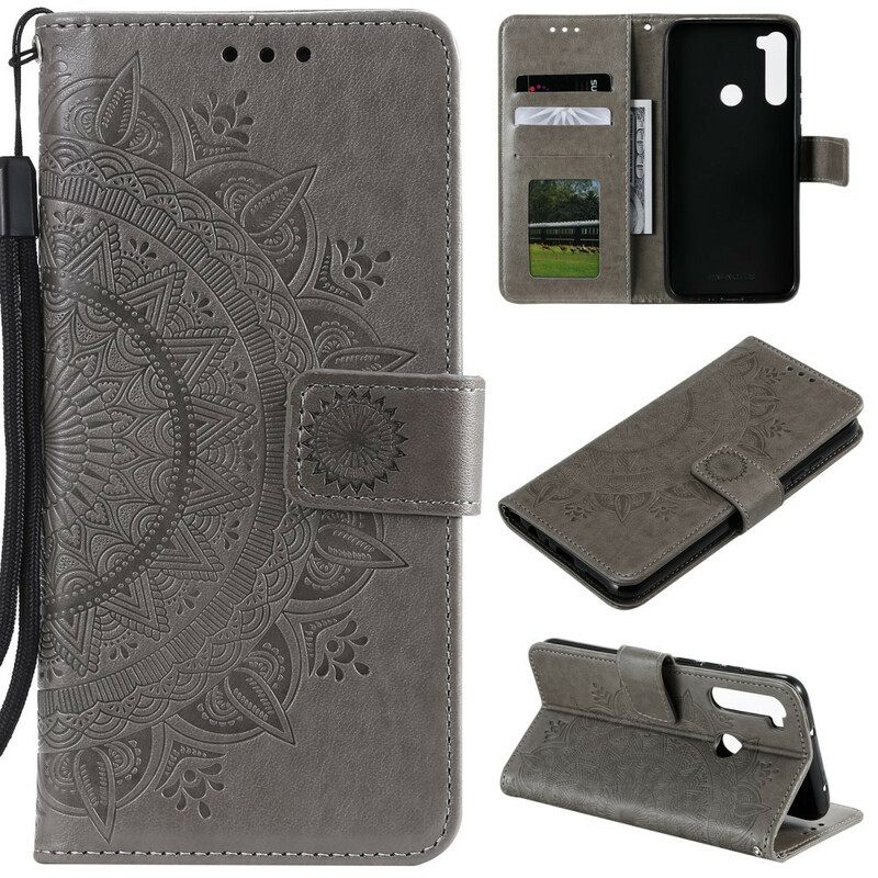 Nahkakotelo Xiaomi Redmi Note 8 Mandala Sun