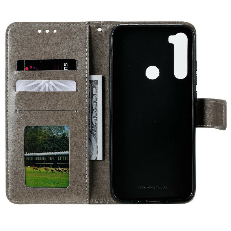 Nahkakotelo Xiaomi Redmi Note 8 Mandala Sun