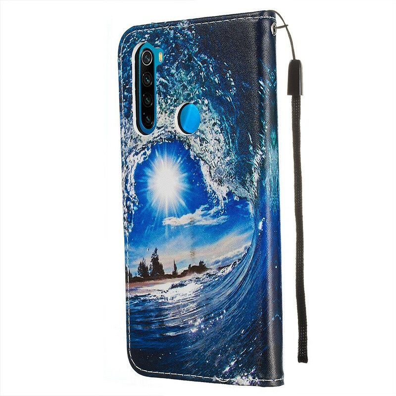 Nahkakotelo Xiaomi Redmi Note 8 Rakastaa Aaltoa