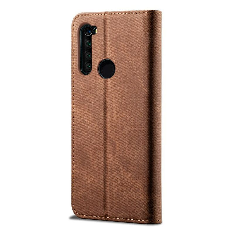 Puhelinkuoret Xiaomi Redmi Note 8 Kotelot Flip Denim Kangas