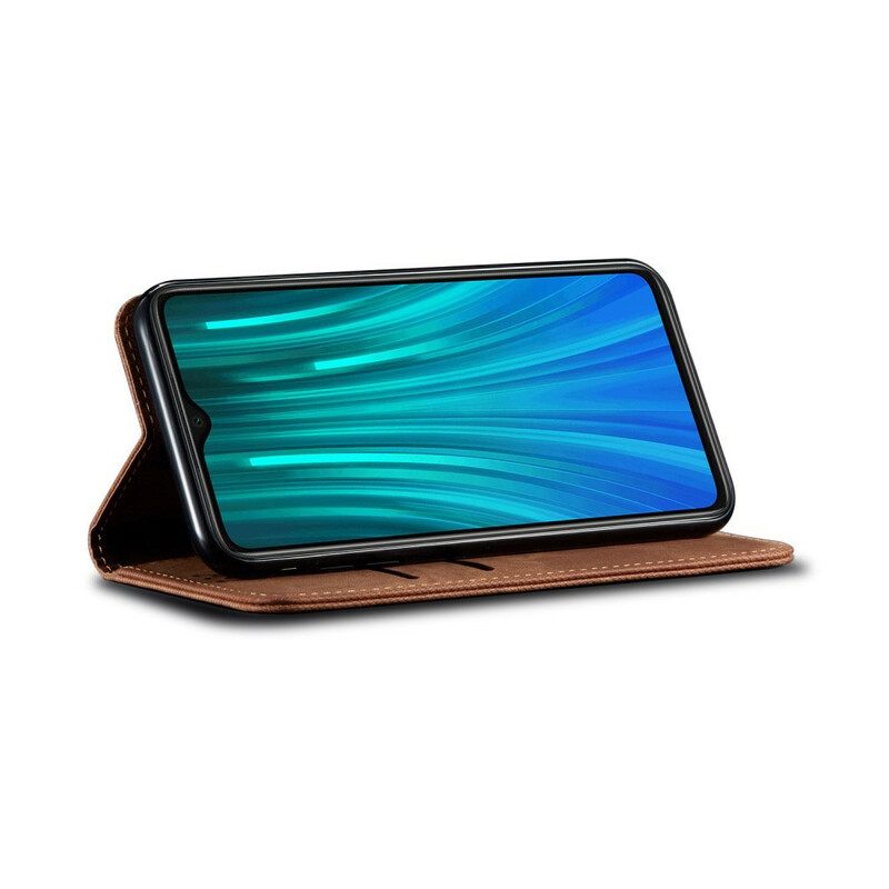 Puhelinkuoret Xiaomi Redmi Note 8 Kotelot Flip Denim Kangas
