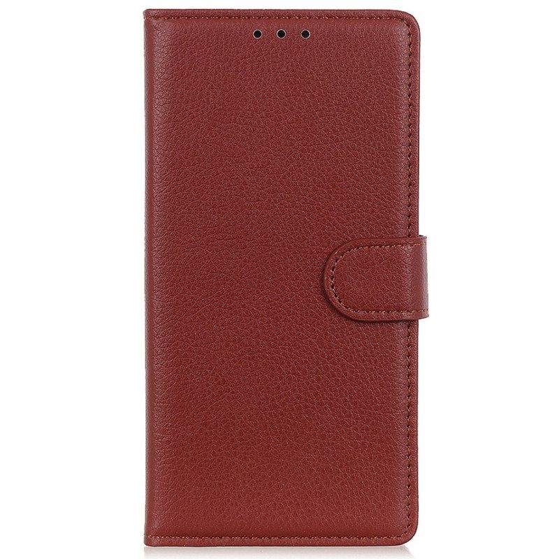 Flip Case Samsung Galaxy M13 Perinteinen Keinonahka