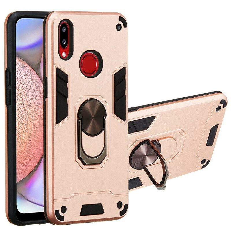 Kuori Samsung Galaxy A10s Irrotettava Rengastuki Metallia