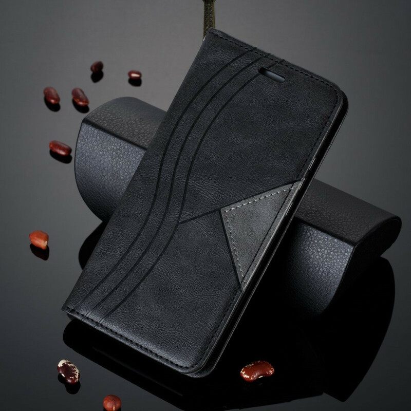 Puhelinkuoret Samsung Galaxy A10s Kotelot Flip Wave Nahkatyyli