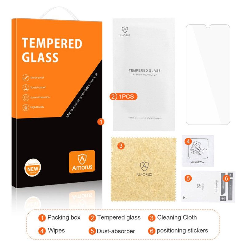 Karkaistusta Lasista Valmistettu Näytönsuoja Realme Note 60x / C63 / C61