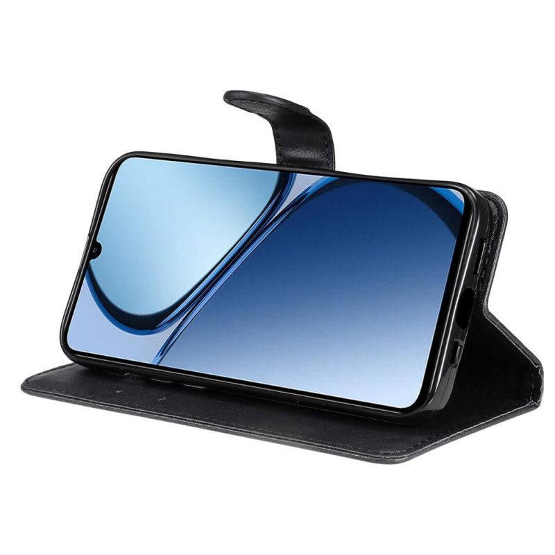 Kotelot Realme C63 Yksivärinen Tekonahka