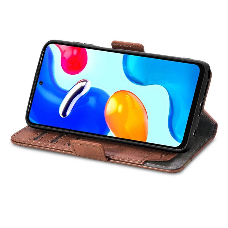 Flip Case Xiaomi Redmi Note 11 / 11S Bicolor Kaksoislukko