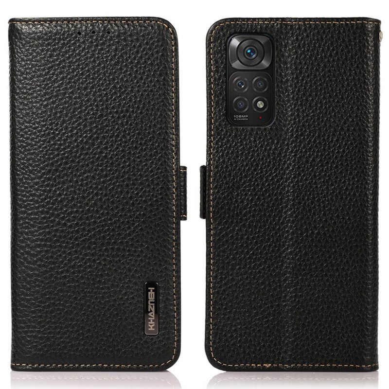 Kotelot Xiaomi Redmi Note 11 / 11S Litchi Nahka Khazneh Rfid