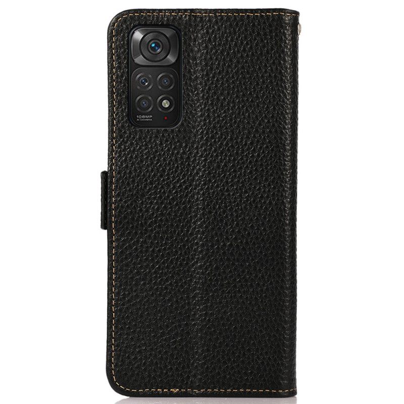 Kotelot Xiaomi Redmi Note 11 / 11S Litchi Nahka Khazneh Rfid