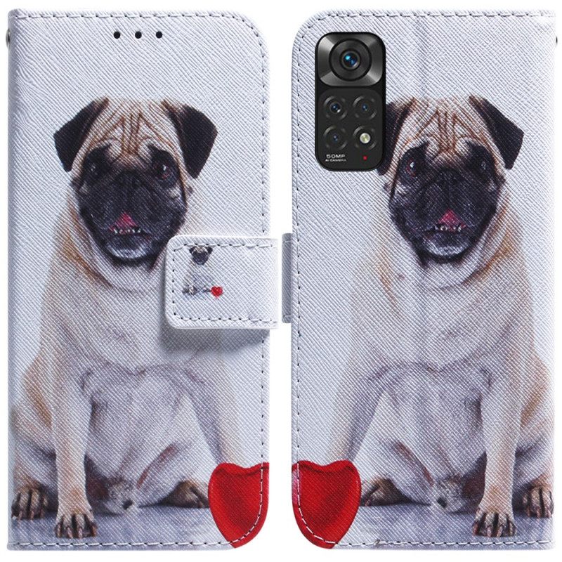 Kotelot Xiaomi Redmi Note 11 / 11S Mopsikoira