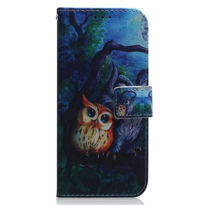 Kotelot Xiaomi Redmi Note 11 / 11S Pöllöjen Maalaus