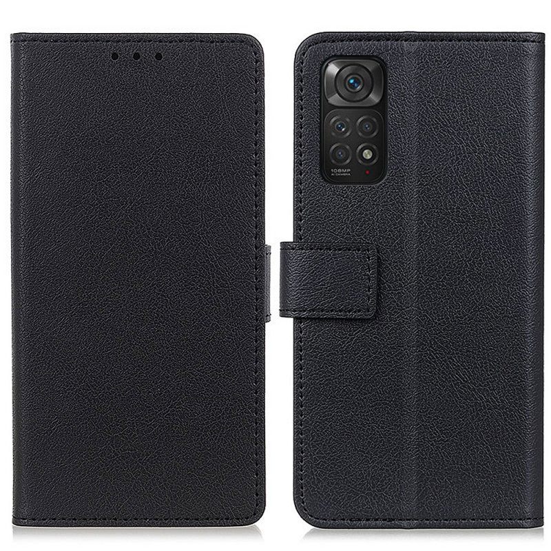 Kotelot Xiaomi Redmi Note 11 / 11S Premium Litchi Faux Leather