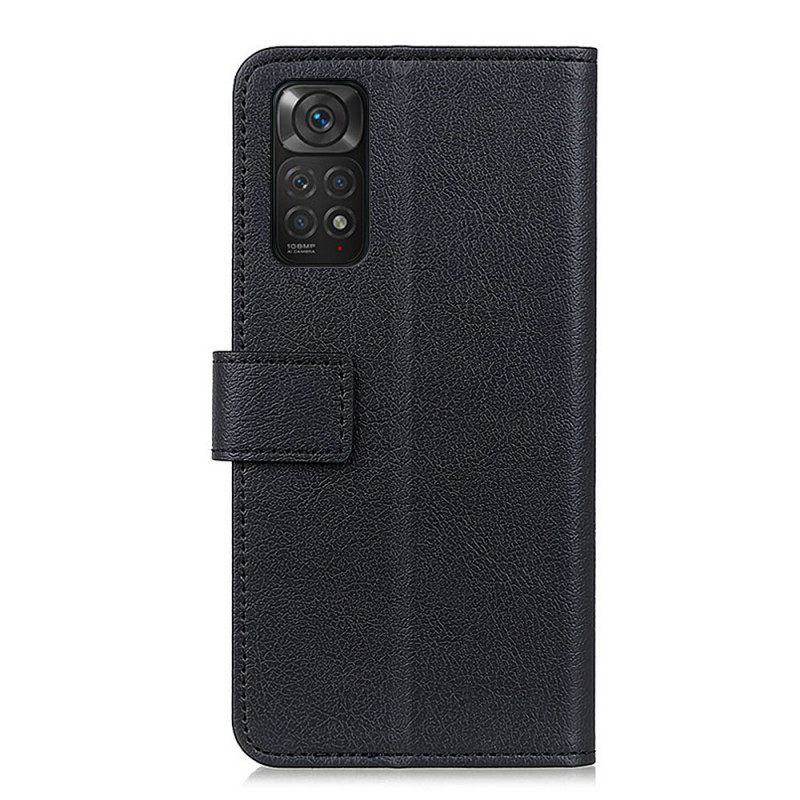 Kotelot Xiaomi Redmi Note 11 / 11S Premium Litchi Faux Leather