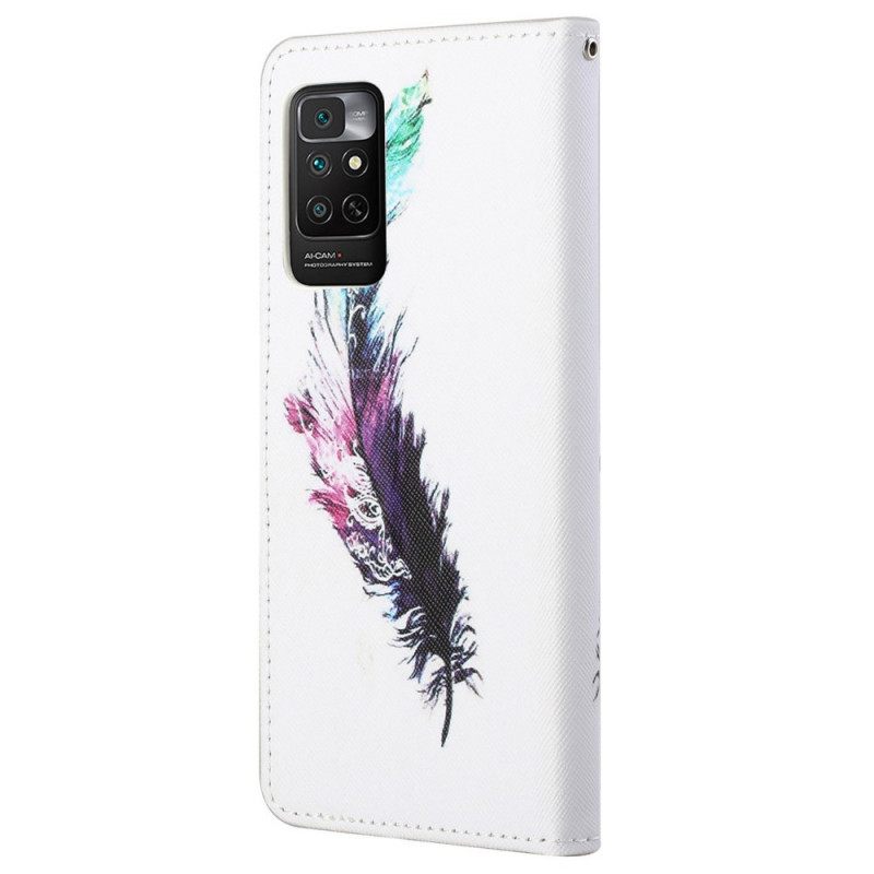 Kotelot Xiaomi Redmi Note 11 / 11S Suojaketju Kuori Feather Kaulanauhalla