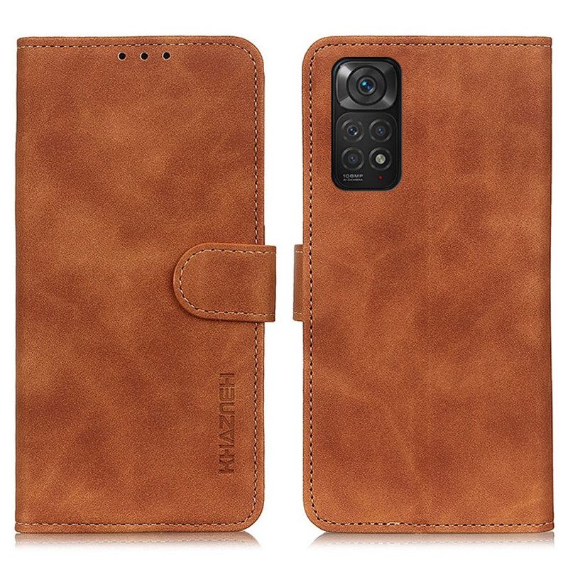 Kotelot Xiaomi Redmi Note 11 / 11S Vintage Leather Effect Khazneh