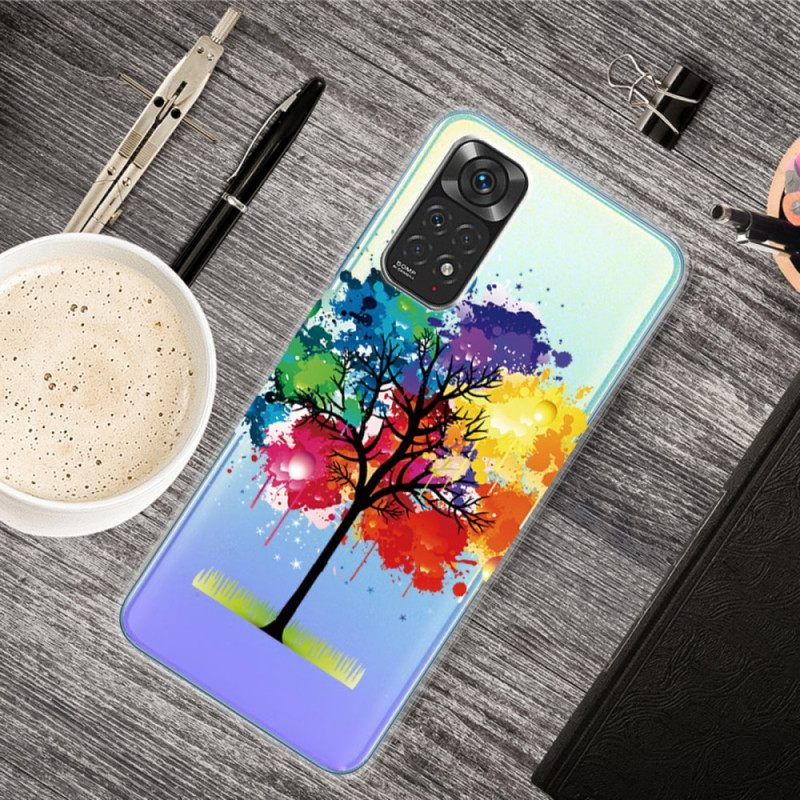 Kuori Xiaomi Redmi Note 11 / 11S Läpinäkyvä Akvarellipuu