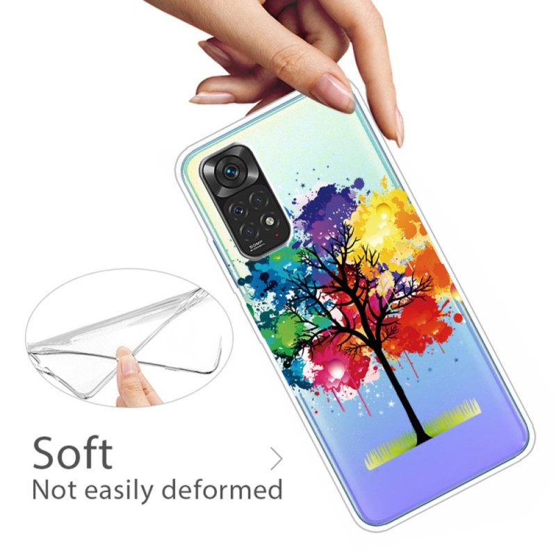 Kuori Xiaomi Redmi Note 11 / 11S Läpinäkyvä Akvarellipuu